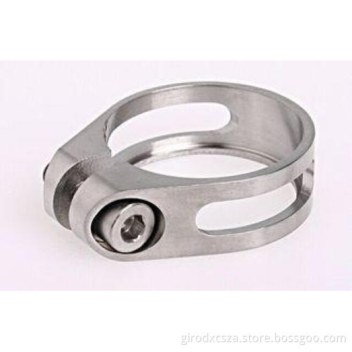 Custom CNC Machined Parts Aluminum Seatpost Clamp Cycling B